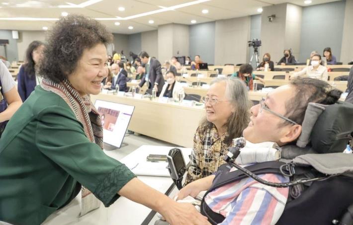20231123陳俊翰律師出席2023人權發展國際研討會照片，攝於2023年11月23日。  