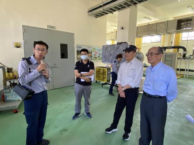 監察委員陳景峻、郭文東實地巡察雙湖園水資源回收中心