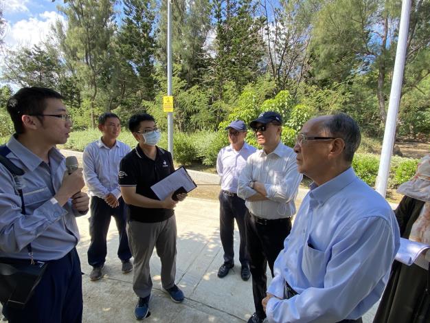 監察委員陳景峻、郭文東巡察雙湖園水資源回收中心 