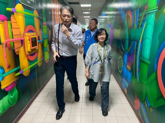 監察委員王幼玲實地巡察苗栗縣垃圾焚化廠