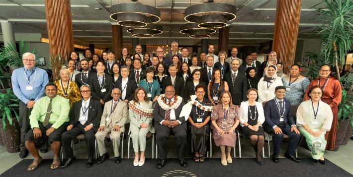 本屆亞太地區國家人權機構論壇（APF）年度會員大會各國與會代表合影