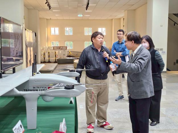 監察委員林郁容實地視察嘉義縣無人機產業發展成果