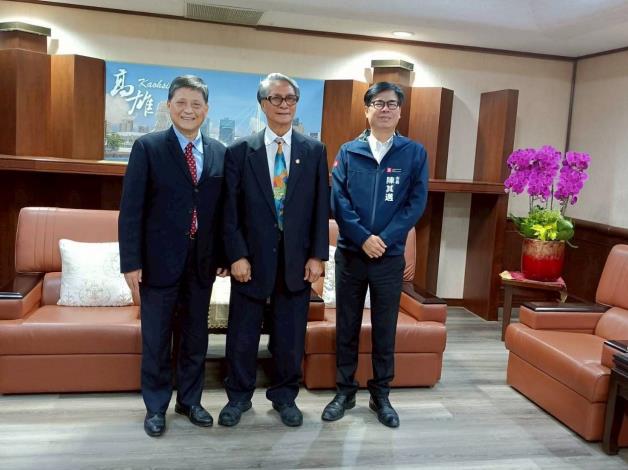 監察委員賴振昌、鴻義章巡察高雄市，拜會高雄市陳市長其邁