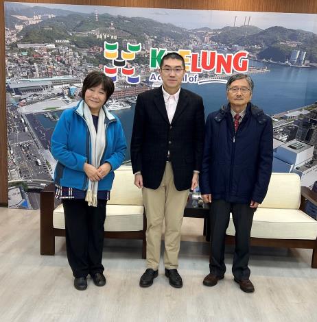 監察委員紀惠容、賴鼎銘114年12月15日拜訪基隆，並聽取市政簡報，瞭解市府主要施政方向及托育家園計畫執行狀況