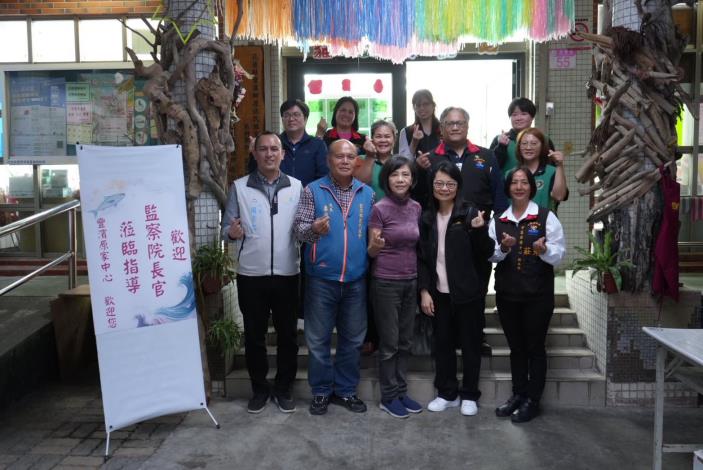 115年3月17日監察委員王美玉、葉宜津實地巡察花蓮縣豐濱安全社區暨健康促進會，與原家中心人員等人合影