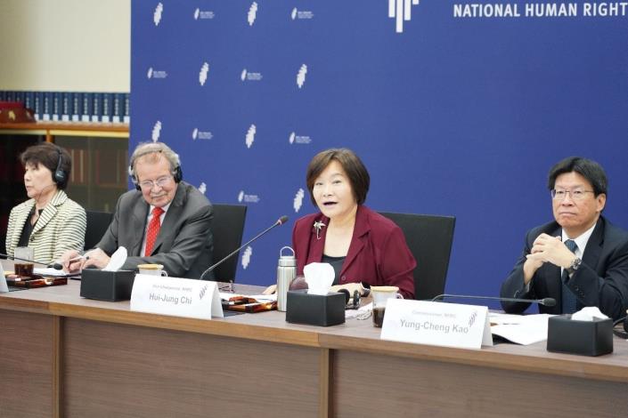 紀惠容副主任委員進行開場致詞