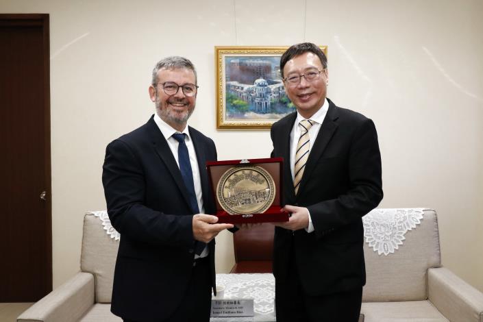 FIO技術秘書長Ismael Emiliano Rins拜會監察院秘書長黃適卓115/09/14