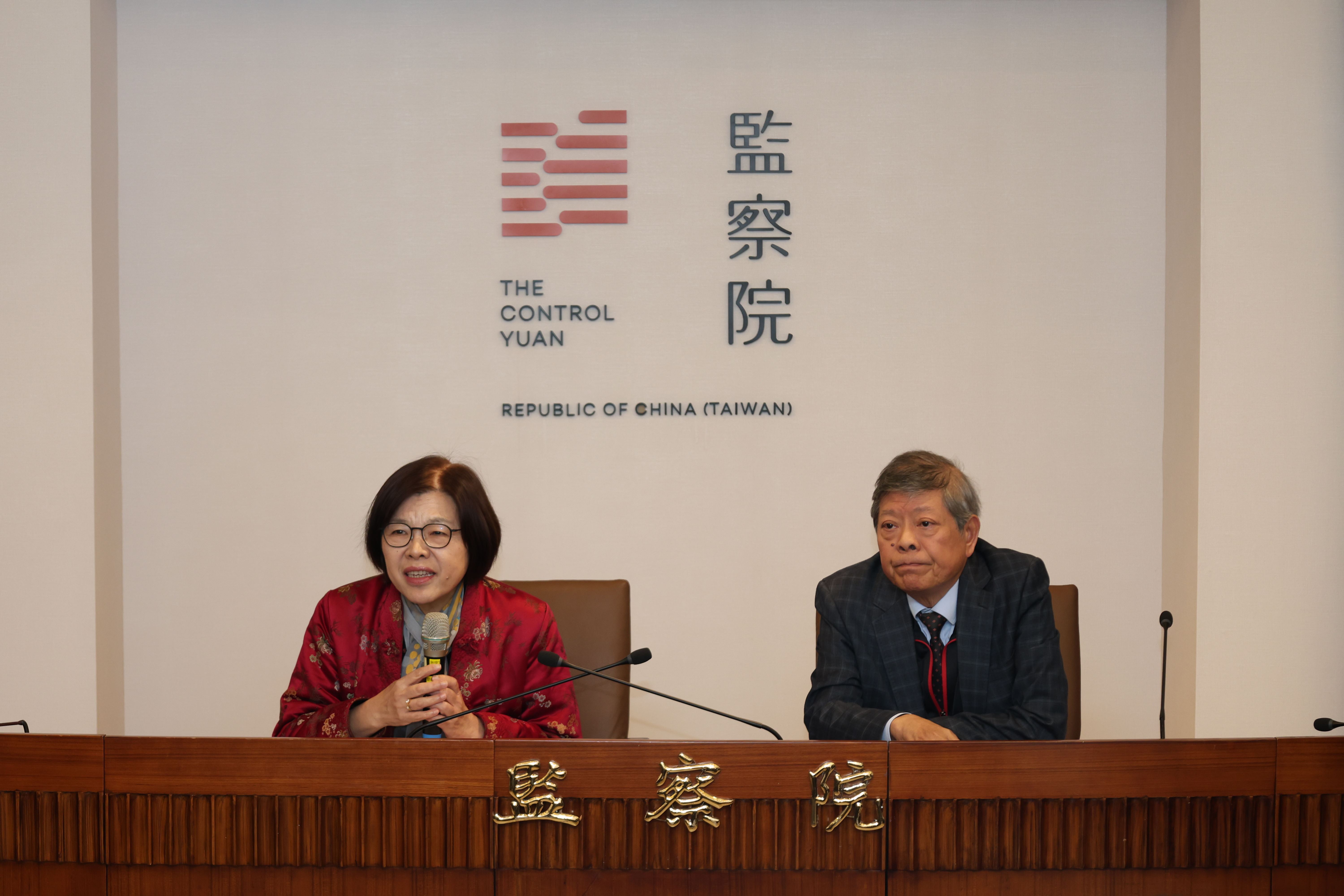 Press conference on proposed corrective measures by CY members-in-charge