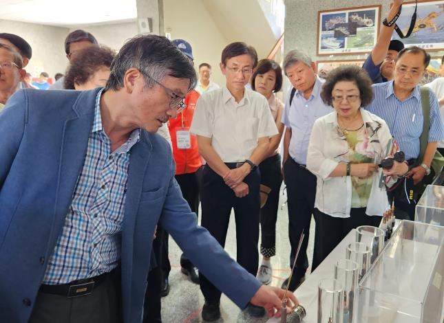 CY Members inspect optical submarine cables at Satellite Communications Center & Submarine Cable Station (2024.06.26)