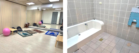 National Taiwan University’s prayer room and ablution facilities (July 24, 2026)