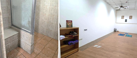Taiwan Steel University of Science and Technology’s prayer room and ablution facilities (July 24, 2026)
